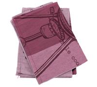 Lot de 2 torchons de cuisine pur coton 50x70 cm collection BBQ rose