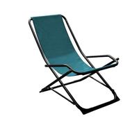 Lot de 2 transats pliant acier et toile - Pendulaire