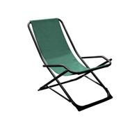 Lot de 2 transats pliant acier et toile - Pendulaire