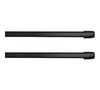 Lot de 2 Tringles Extensibles "Lio" 80-110cm Anthracite Gris G