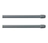 Lot de 2 Tringles Extensibles "Lio" 80-110cm Gris Gris G