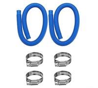 Lot de 2 tuyaux de rechange pour piscines hors sol Intex compatibles avec pompes filtrantes de 330 GPH 530 GPH 1000 GPH Longueur 140 cm Diamètre intérieur 3,2 cm