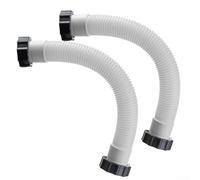 Lot de 2 tuyaux de rechange pour pompe de filtre de piscine de 38 mm, accessoire de tuyau d'interconnexion pour pompe à filtre pour Intex