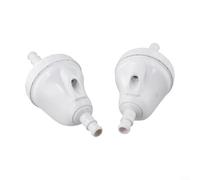 Lot de 2 valves de recul G52 pour nettoyeur de piscine Polaris 180 280 380 - Kit de valve de recul avec mécanisme G53 et pince G57 en ABS blanc 20,3 x 9,4 cm
