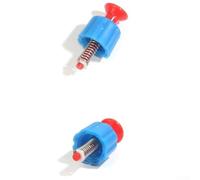 Lot de 2 valves de sécurité pour compresseurs d'air et sac à dos compatibles avec les unités de 3 L, 5 L, 8 L, matériau PP, installation facile, libération de pression, montage sur l'épaule - Vert et