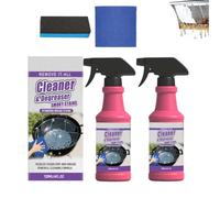 Lot de 2 vaporisateurs de dégraissage pour barbecue à action rapide - Spray dégraissant de cuisine - Nettoyant polyvalent - Élimine la graisse sans effort