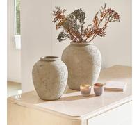 Lot de 2 vases Zaviro taupe