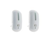Otio - Lot de 2 veilleuses LED crépusculaires automatiques 2 en 1