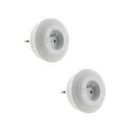 Otio Lot de 2 veilleuses LED Multicolores automatiques + capteur de Jour