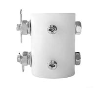 Lot de 2 ventilateurs de plafond - Connecteur de barre de 1" - Noir | Design à fente ouverte, relie plusieurs barres de 2,5 cm, idéal pour les plafonds incurvés, installation flexible