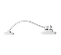 Lot de 2 verrous entrebâilleurs de fenêtre et de porte pour fenêtres UPVC, adhésif sans perçage, entrebâilleur de fenêtre pour enfants, bébés, animaux domestiques avec vis, clés, verrous de sécurité