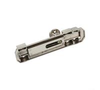 Lot de 2 Verrous Zinc Alliage 118mm pour robuste Lot de 2 Verrous(Nickel color)