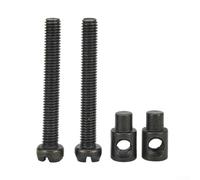 Lot de 2 vis de réglage du tendeur de chaîne, pièce de rechange en métal pour tronçonneuse électrique 405 5016, ajusteur de barre facile à installer