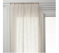 Atmosphera Voilages Fred en lin – Lot de 2 60x90 cm