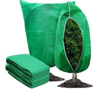 Lot de 2 Voiles D'hivernage Plante, Voile D'hivernage Arbre, Housse De Protection anti-froid végétal en tissu non tissé - 80*120cm