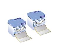 Lot de 2 x 500 étiquettes adhésives blanches Wenko by Maximex