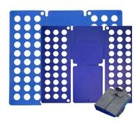 Lot de 2 X Plieur de Vêtements Adulte, Planche à Plier, Gain de Temps, Pliage Facile, Antistatique, Bleu - Vêtements et Serviettes - Idéal pantalon t-shirt pyjama pull - Dulce Casa ® G