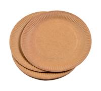Lot de 20 Assiettes en Carton Vitamine 18cm Kraft