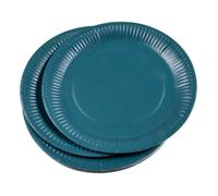 Lot de 20 Assiettes en Carton ""Vitamine"" 23cm Émeraude