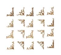 Lot de 20 autocollants vintage pour scrapbooking avec coins creux pour scrapbooking, journal, planificateur, album photo, décoration, accessoires de journal faits à la main