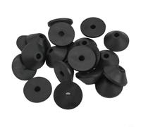 Lot de 20 bagues d'étanchéité en caoutchouc SBR pour vis M6 et M8, joints de réservoir d'eau coniques, rondelles noires pour fixations et tuyaux de plomberie (bague d'étanchéité M8)