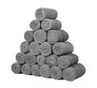 Lot de 20 Bobines de Laine Acier Grade 000 Polissage Acier Laine Idéal pour le Nettoyage le Polissage 000