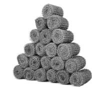 Lot de 20 Bobines de Laine Acier Grade 1 Polissage Acier Laine Idéal pour le Nettoyage le Polissage 1