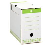 Lot de 20 - Boîte archives Carton Bruneau - Dos 15 cm - Haute résistance - Verte - Boîtes archives standards - Bruneau