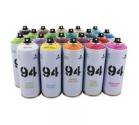 Lot De 20 Bombes De Peinture Mtn 94 - Couleurs Assorties - 400ml