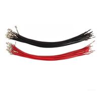 Lot de 20 borniers pour pulvérisateur agricole Rouge/noir pour connecteurs de câble de batterie 25 cm