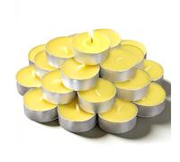 Lot de 20 bougies à la citronnelle pour l'extérieur, en cire de soja naturelle, pour jardin, terrasse, pique-nique, camping, été