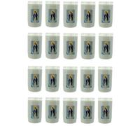 Lot de 20 Bougies de dévotion 3 jours Vierge Miraculeuse - Bougie Chrétienne - Culte Chrétien en Cire végétale