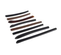 Lot de 20 branches de lunettes antidérapantes en silicone - Crochets d'oreille pour monture et réparation de lunettes de soleil - Marron - Mod.3014