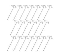 Lot de 20 brochettes pour kebab verticales réutilisables, avec support pour friteuse à air, pour poulet, steak, saucisse, crevettes, extérieur, camping, fête, mariage, cuisine