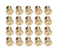 Lot de 20 buses de brûleur au propane pour kits de conversion GPL conçus pour grills à gaz générateurs et raccords de valve de tuyau basse pression