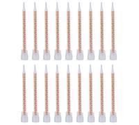 Lot de 20 buses mélangeuses en époxy, applicateur de résine, diamètre d'entrée de 27 mm, pour cartouche double de 400 ml, rapport 1:1 (MN2)