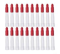 Lot de 20 buses réutilisables en silicone pour calfeutrer les pistolets, couvercles de vis de cartouche de mastic refermables avec filetage standard, embouts de tube d'étanchéité pour réparation de