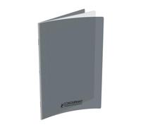 Lot de 20 Cahier Classique PP piqué 24x32, 48p./24 feuilles 90g/m², Séyès, coloris gris