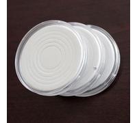 Lot de 20 capsules rondes de rangement pour pièces de monnaie 45 mm avec inserts de protection personnalisables