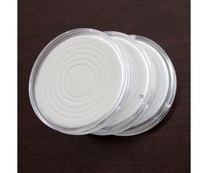 Lot de 20 capsules rondes de rangement pour pièces de monnaie 45 mm avec inserts de protection personnalisables