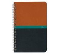 Lot de 20 Carnets reliure spirale, Format 11 x 17 cm, 100 pages, petits carreaux, papier 70g G