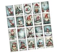 Lot de 20 cartes postales de Noël sur le thème de la neige - Cartes de vœux rétro pour les vacances d'hiver - pour et adultes - Collectionneurs de, fêtes, événements, vacances