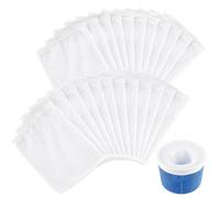 Lot de 20 chaussettes skimmer - Chaussettes skimmer pour piscine - Chaussettes filtrantes - Filet réutilisable - Pour filtrer les feuilles d'herbe