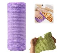 Lot de 20 chiffons de nettoyage indéchirables et réutilisables | Rouleau de chiffon de nettoyage en microfibre, multi-surfaces, lavable, non pelucheux, anti-rayures, pour cuisine, maison