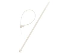 Lot de 20 colliers de câblage 4,8x180mm - Transparent - Zenitech