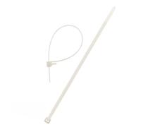 Lot de 20 colliers de câblage réutilisables 4,8x 200mm transparents