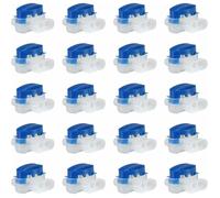 Lot de 20 connecteurs de câble étanches remplis de gel pour robot tondeuse (2-3 fils, 0,5-1,5 mm²)