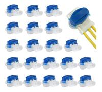 Lot de 20 Connecteurs de Câble Remplis des Résines Connecteur de Remplissage de Gel Raccords Remplis de Gel Etanche Sur