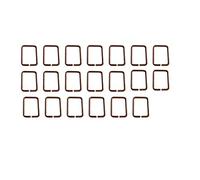 Lot de 20 Détentes En Acier Cuivré A Utiliser avec Votre Piège Putange Pour Capturer Taupe, Rat Taupier, Campagnol Ou Autres Rongeurs Nuisibles Dans Votre Jardin. Tentes ou Tendilles resistantes. (20)