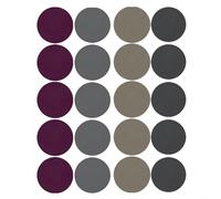 Lot de 20 disques de ponçage humides et secs de 125 mm avec grain de carbure de silicium électro-enduit 1500 2000 2500 4000 pour meuleuse orbitale et d'angle
